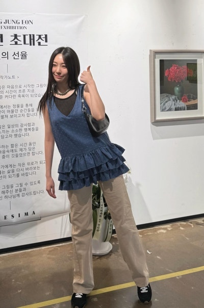 이진이 수영복부터 와이드 팬츠까지, 여름코디 패션 모음