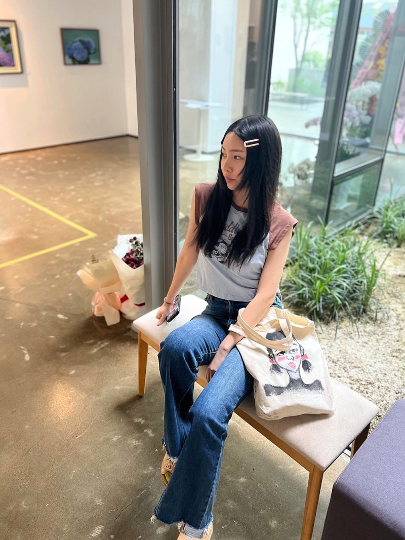 이진이 수영복부터 와이드 팬츠까지, 여름코디 패션 모음