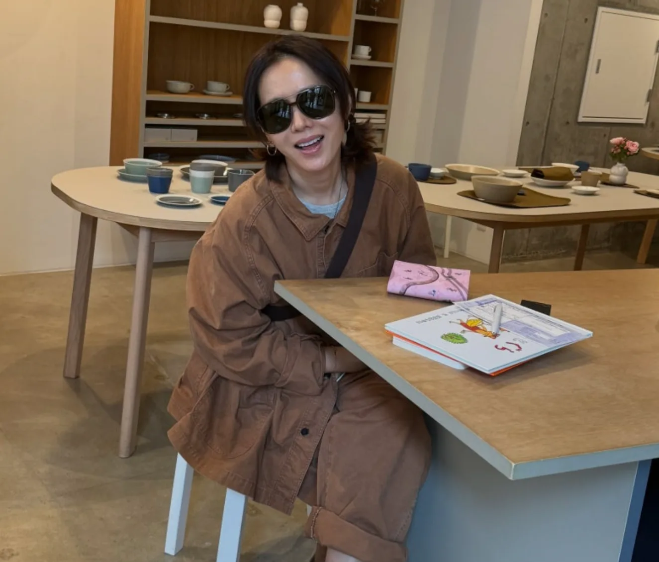 손예진 가을 워크재킷 셋업